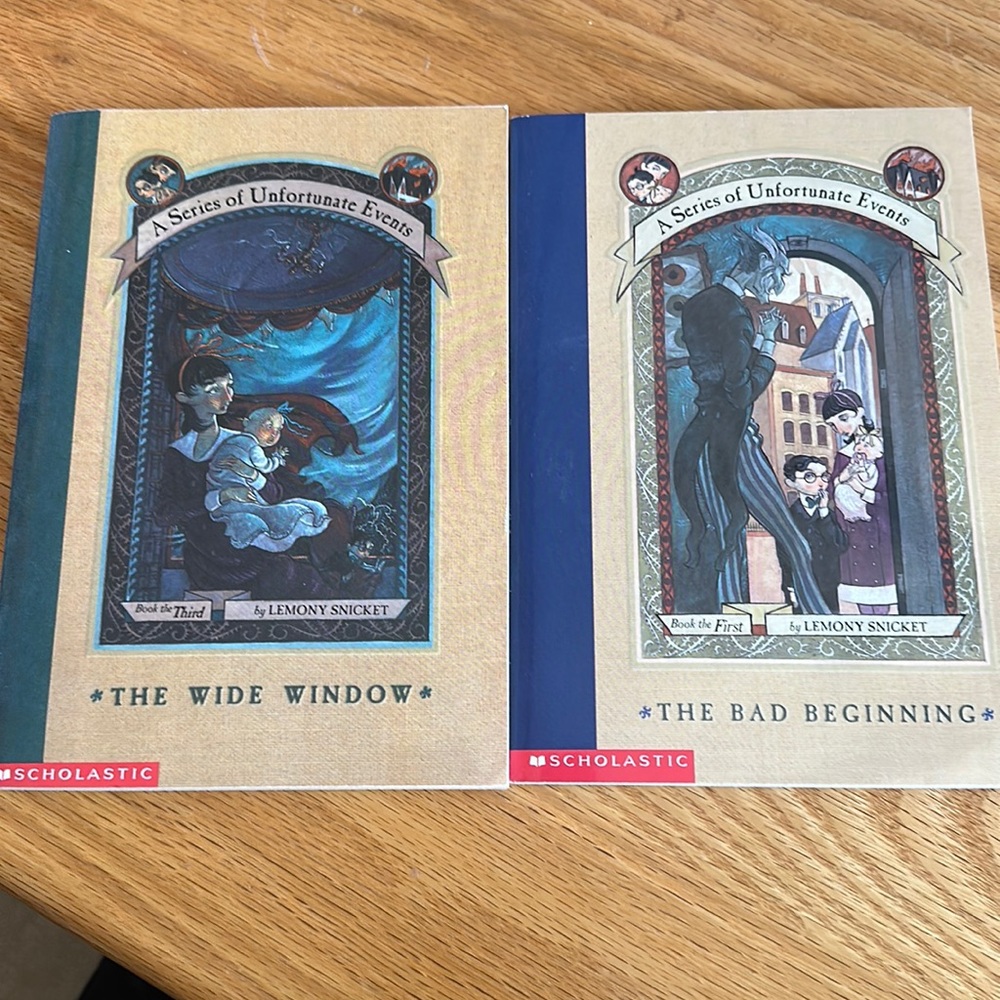 A Series of Unfortunate Events Lemony Snicket Scholastic Paperback Book Lot